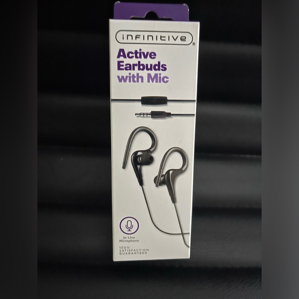 Infinitive active earbuds with mic